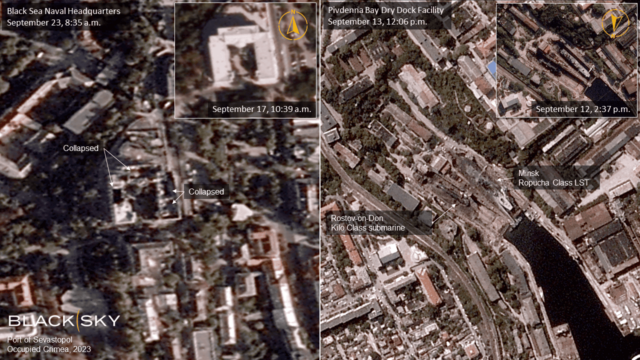 Ukraine attacks on the Black Sea fleet