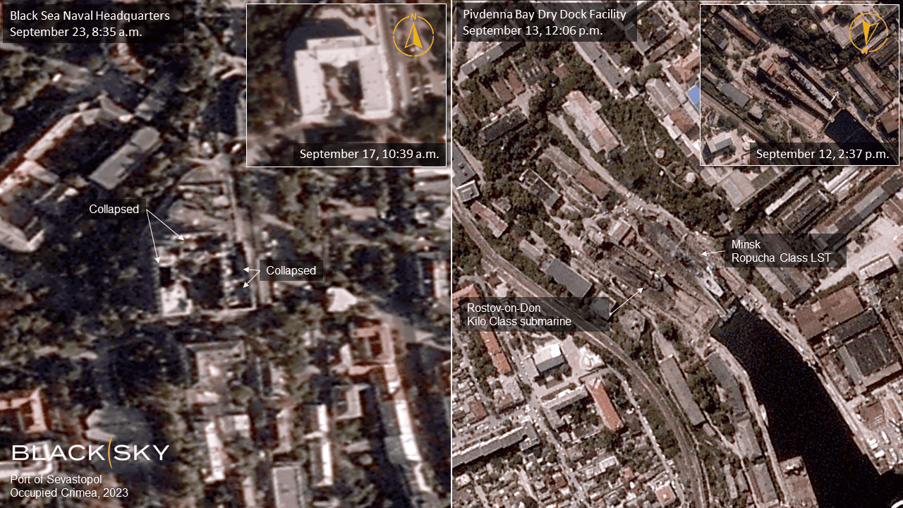 Ukraine attacks on the Black Sea fleet