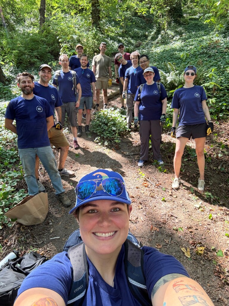 BlackSky volunteer day at Frink Park through Green Seattle