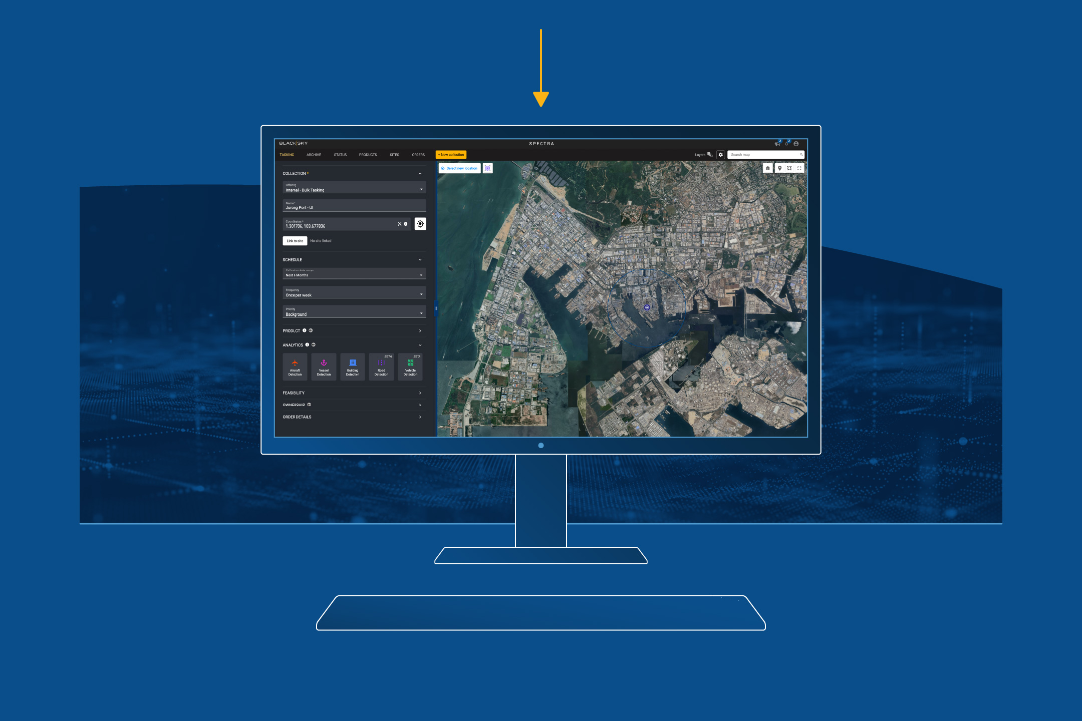 Illustration of BlackSky Technology