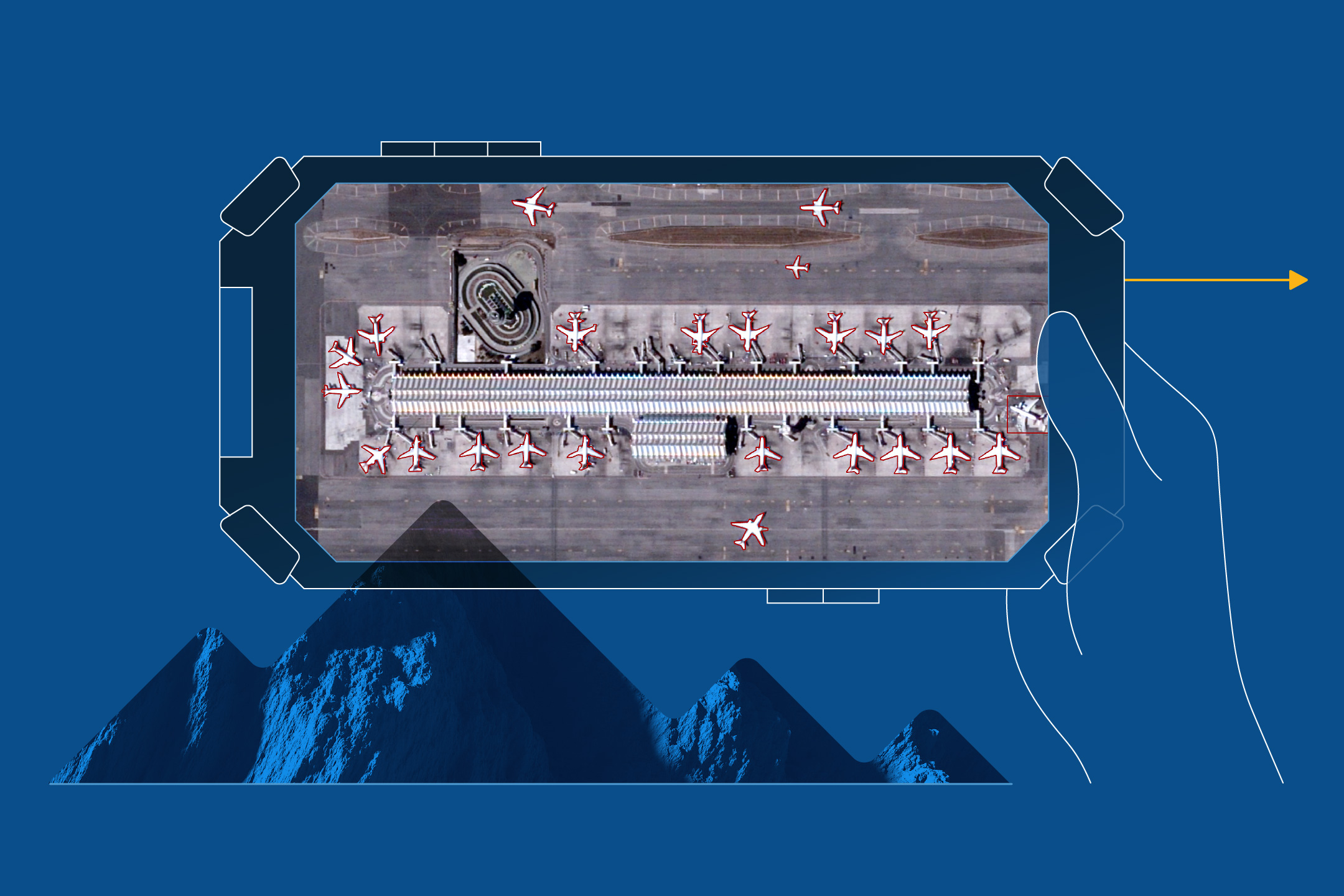 Illustration of BlackSky Technology