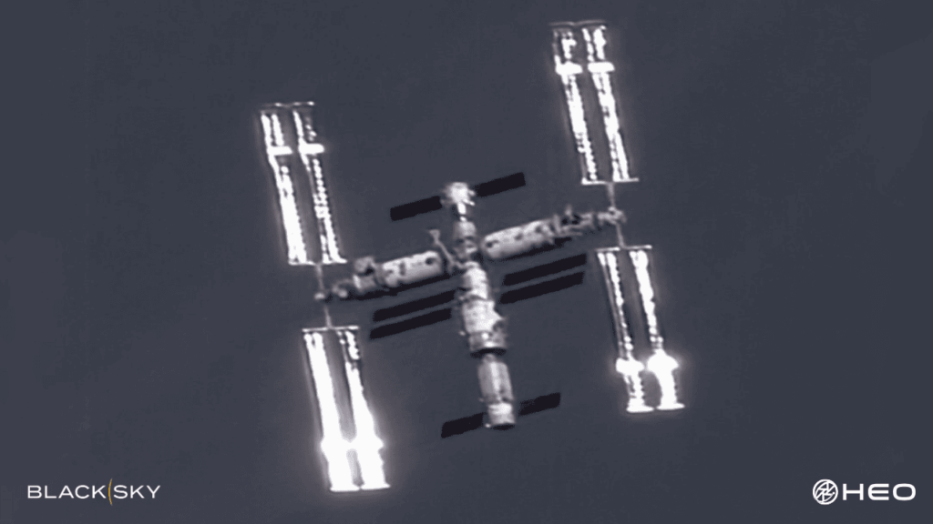 BlackSky image of China’s Tiangong space station