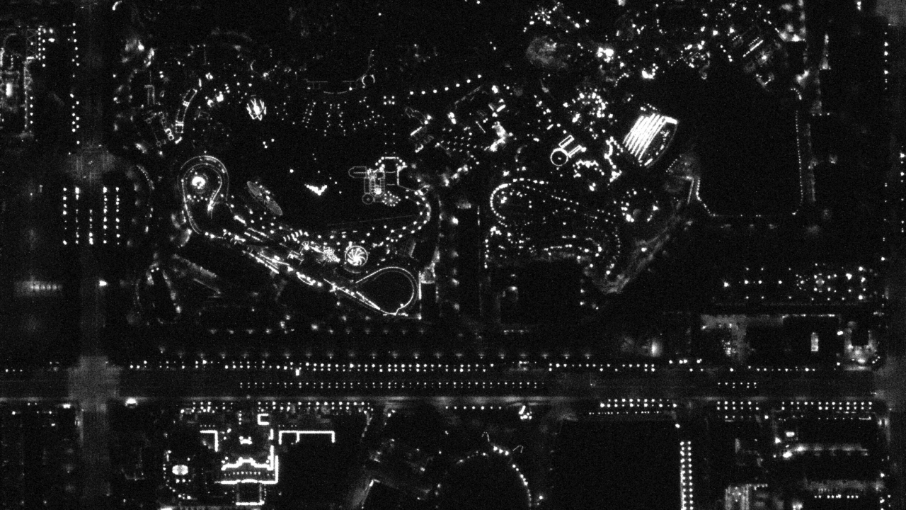 BlackSky Nighttime imagery of Disneyland