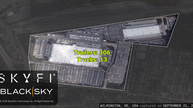SkyFi’s “Satellite Intelligence” Robinhood Agent App data set featuring BlackSky imagery.